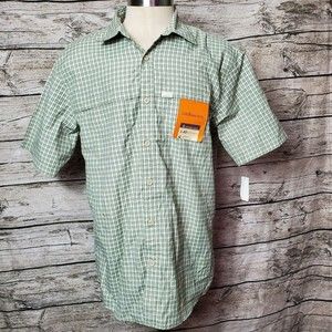 G.H. Bass & Co Explorer Series Button Down Short Sleeve Shirt Size Large